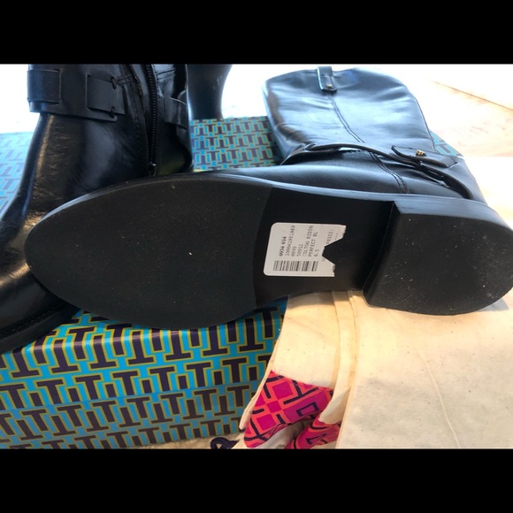 🆕 Tory Burch Colton Riding Boot Galleon Leather 6.5 - Picture 6 of 8